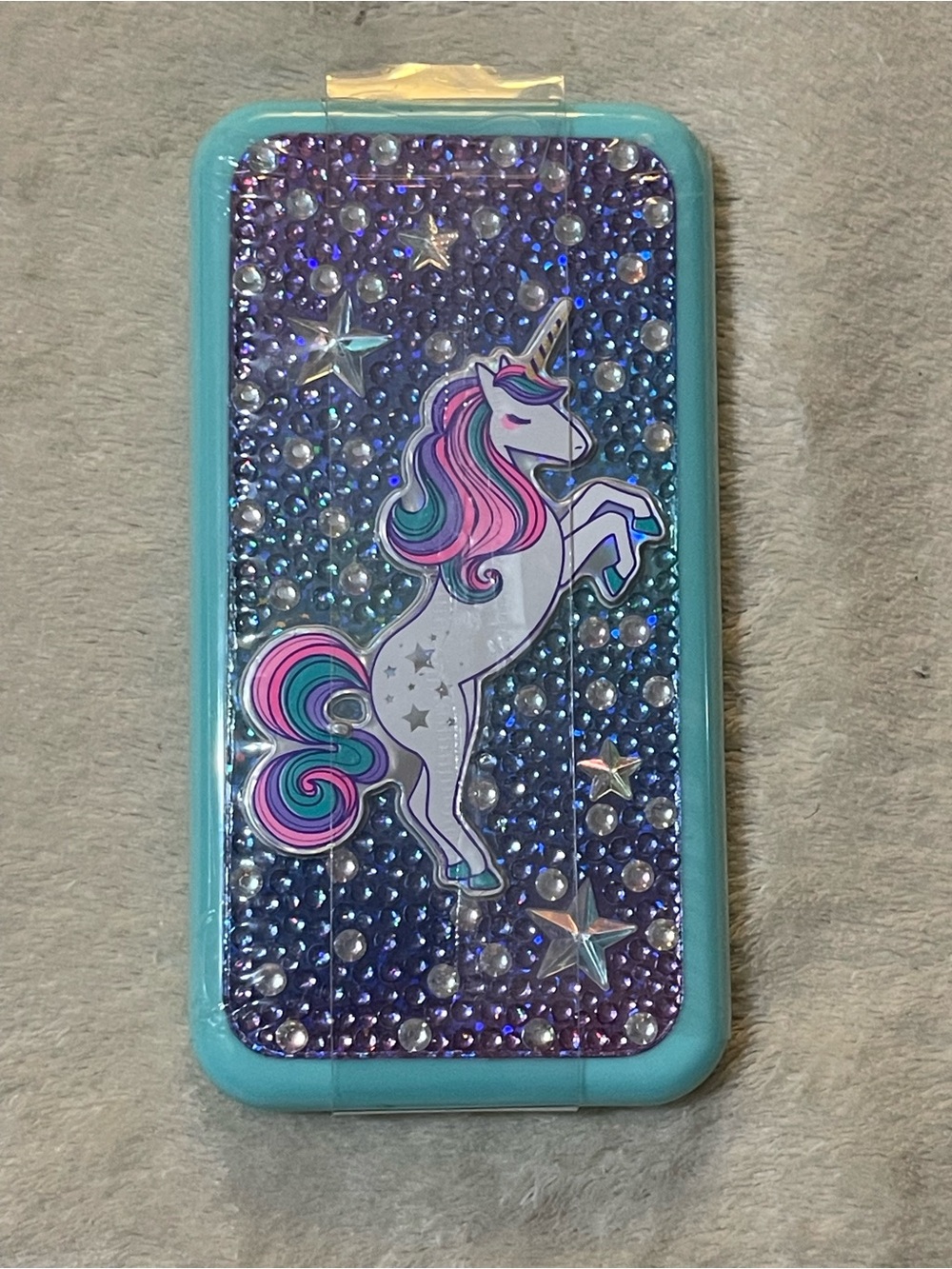 Claire's Rhinestone Unicorn  Bling Colors Eyeshadow/ Lip Gloss  Palette